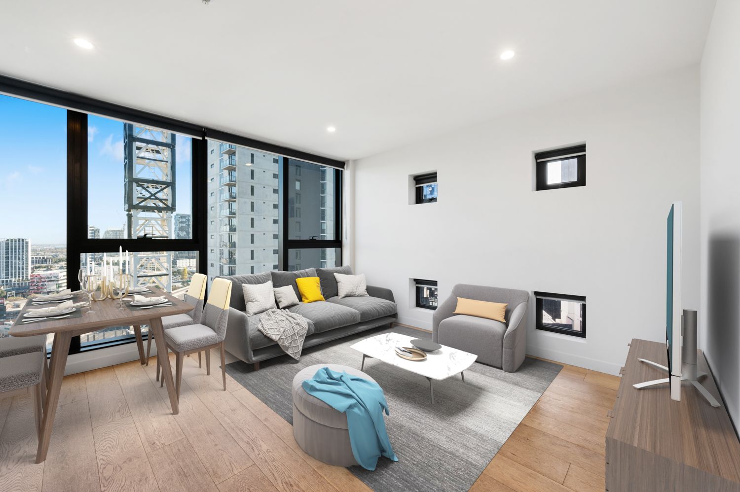 2 bedrooms Apartment / Unit / Flat in 2004/58 Clarke Street SOUTHBANK VIC, 3006