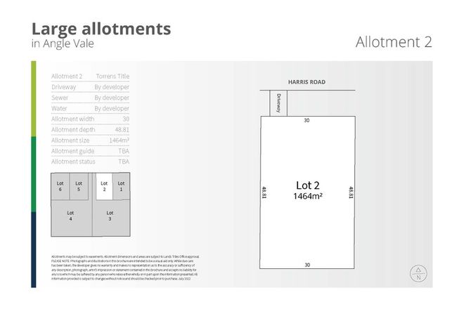 Picture of Lot 2 Harris Road, ANGLE VALE SA 5117