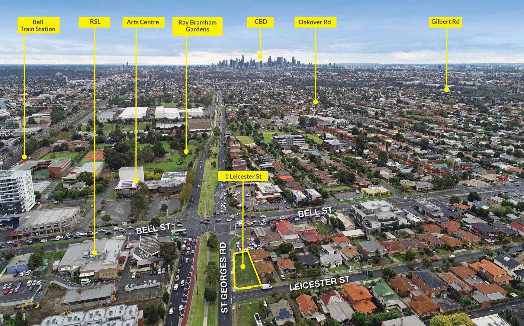 Vacant land in 1 Leicester Street, PRESTON VIC, 3072