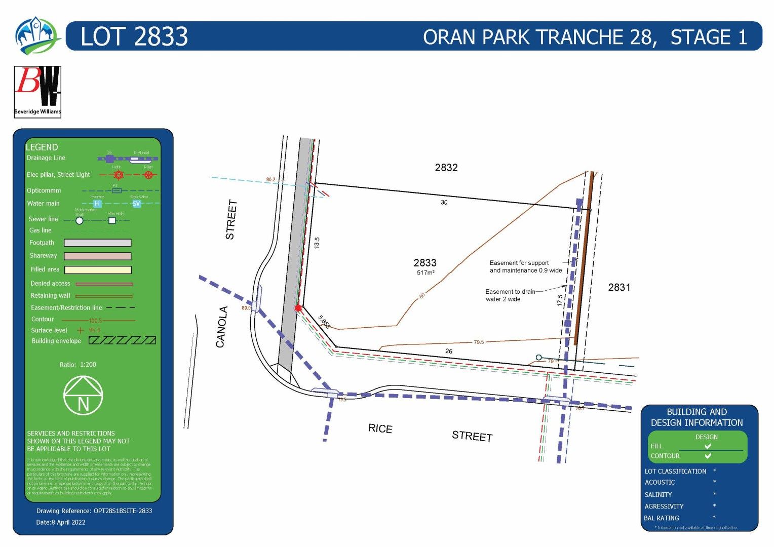 New land in Lot 2833 Canola Street, ORAN PARK NSW, 2570