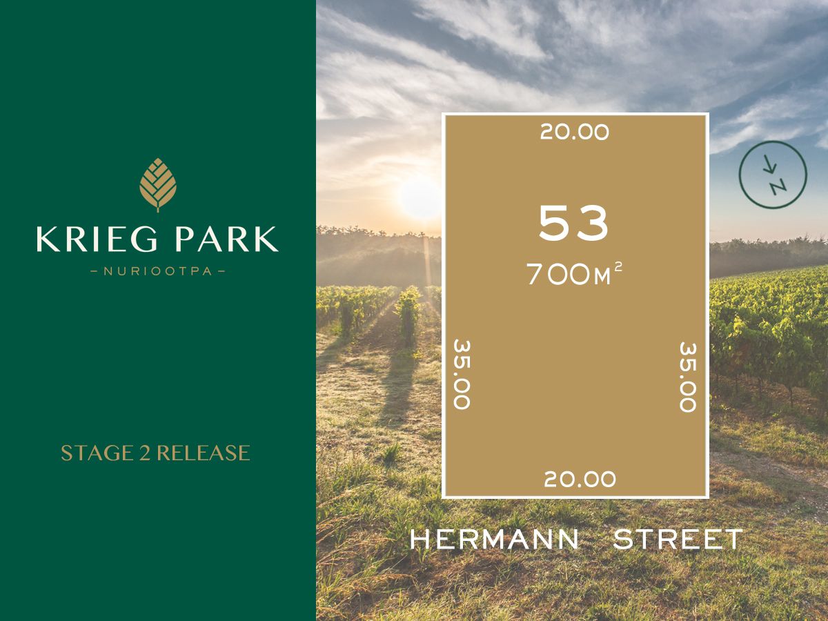 Lot 53 Hermann Street, Nuriootpa SA 5355, Image 0