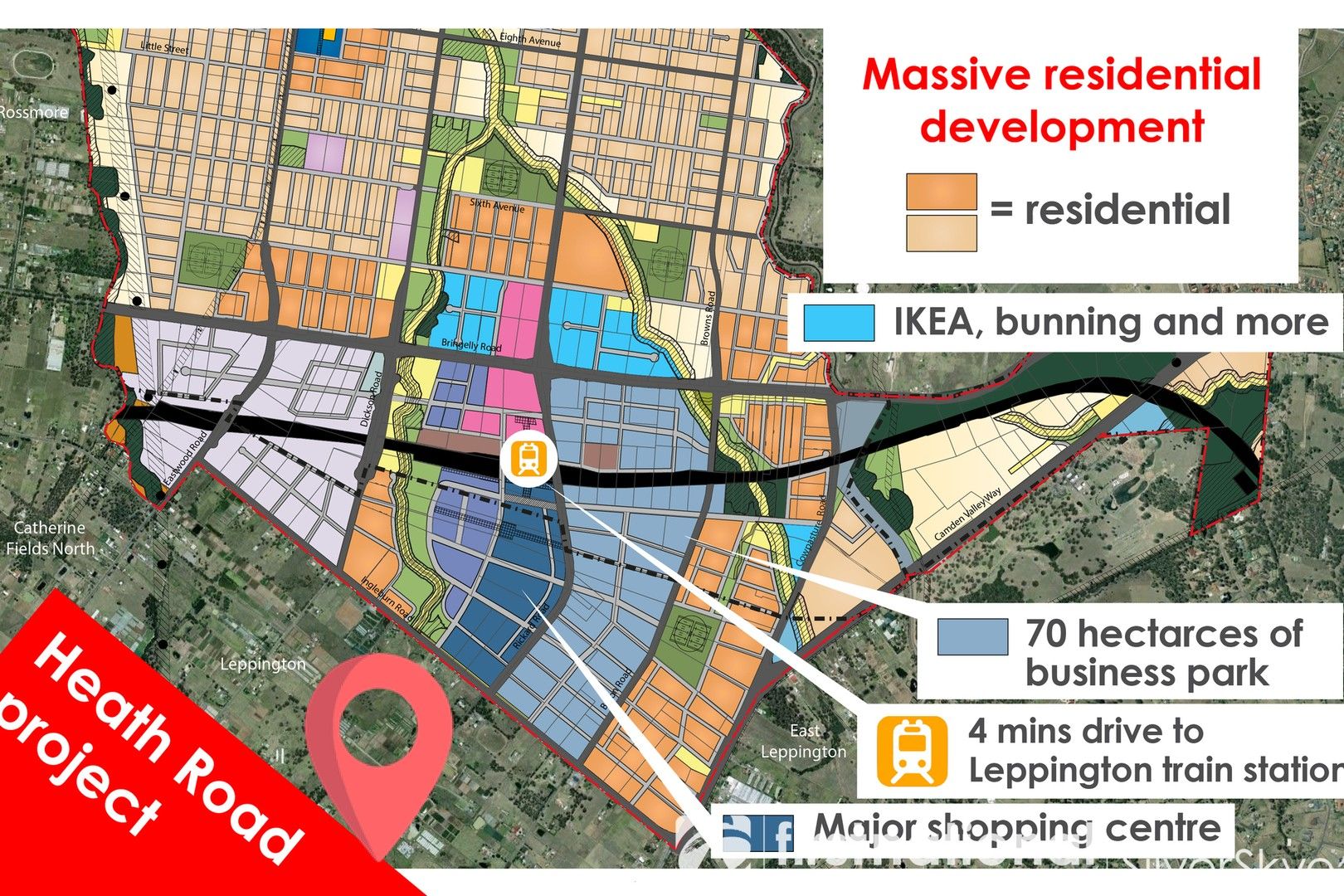 Heath Road, Leppington NSW 2179 vacant land for Sale, Land 750,000* House and land available