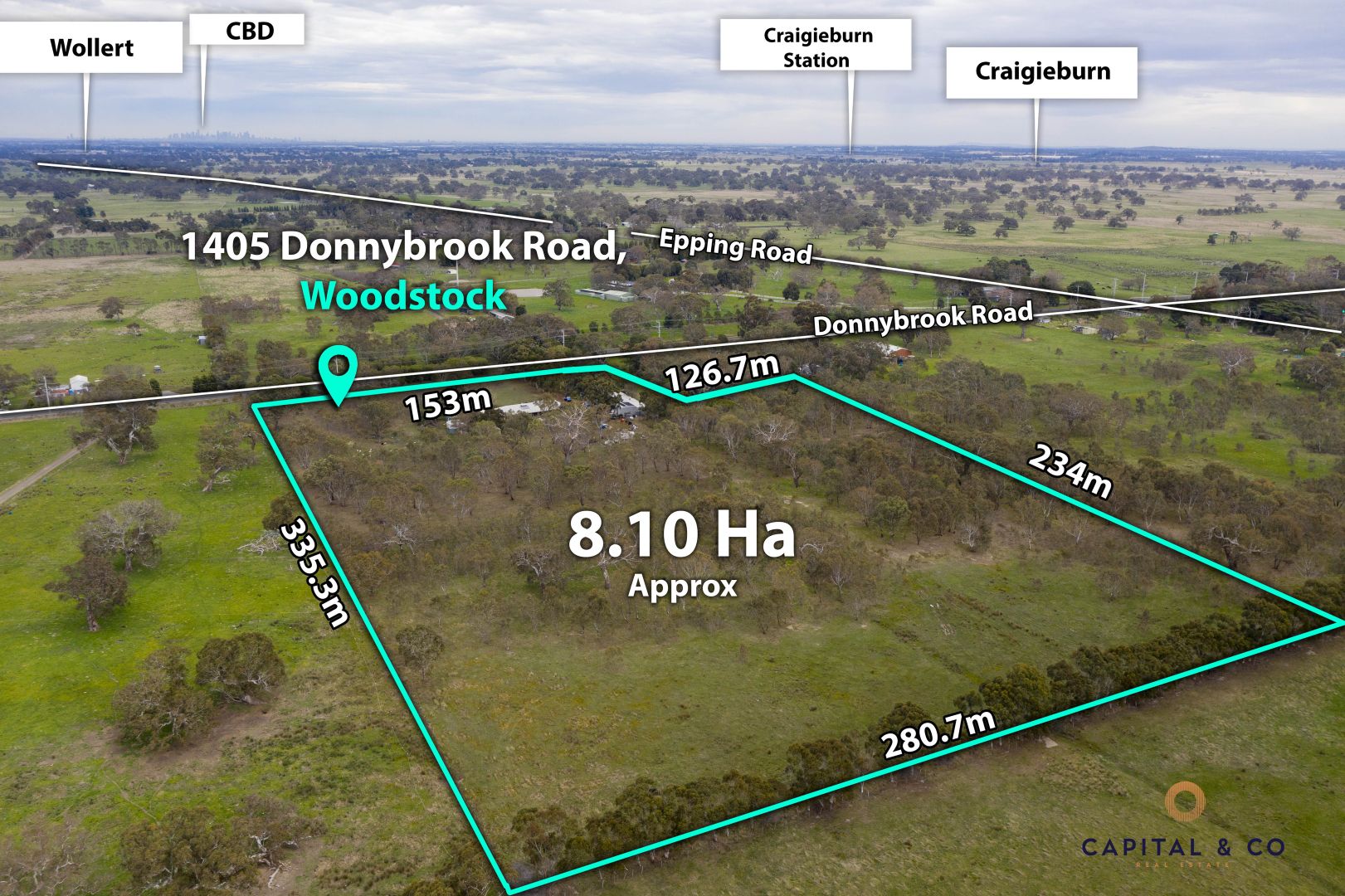 1405 Donnybrook Road, Woodstock VIC 3751 Domain