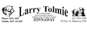 Logo for Larry Tolmie Real Estate Binnaway