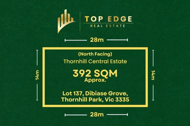 Picture of Lot 137 Dibiase Grove, THORNHILL PARK VIC 3335