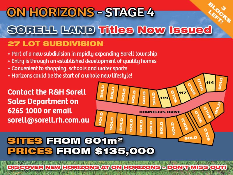 Lot 119 'On Horizons', Cornelius Drive, Sorell TAS 7172, Image 0