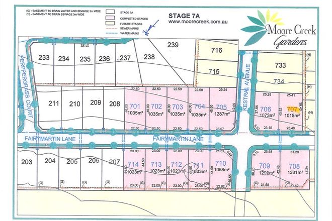 Picture of Lot 707 Fairymartin Lane, MOORE CREEK NSW 2340