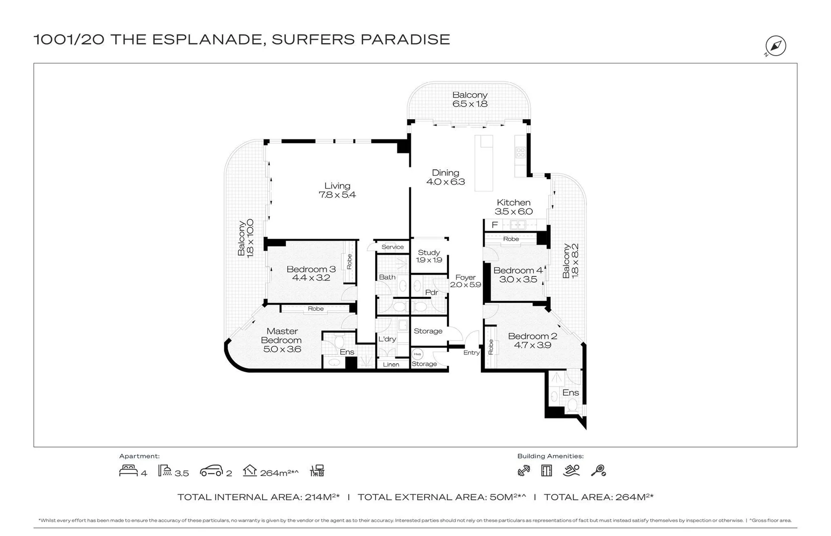 Additional image 33 of 1001/20 The Esplanade, Surfers Paradise QLD 4217