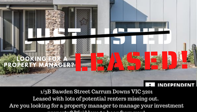 Picture of 1/3B Bawden Street, CARRUM DOWNS VIC 3201