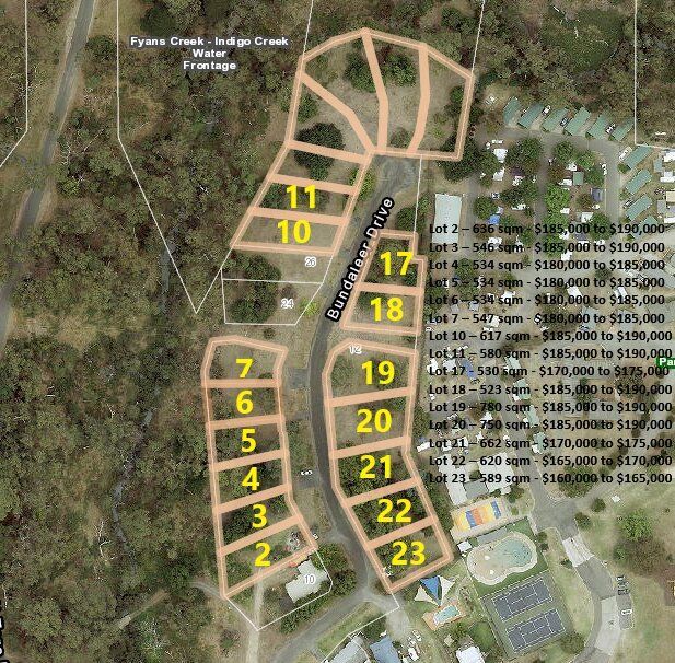 Vacant land in Lot/2,3,4,5,6,7,10,11,17 Bundaleer Drive, HALLS GAP VIC, 3381