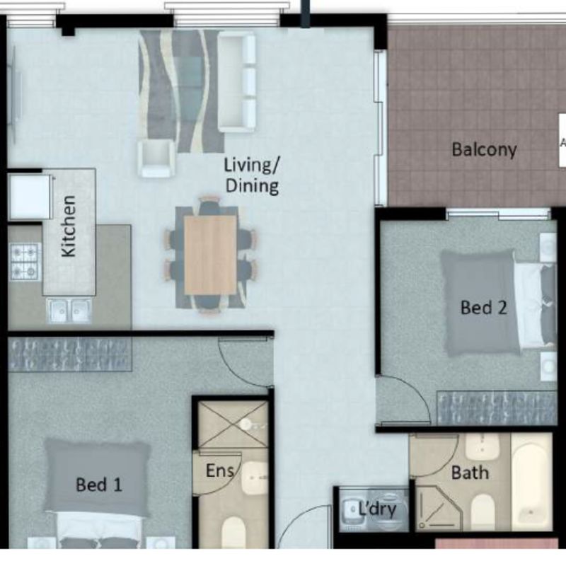 2 bedrooms Apartment / Unit / Flat in 204/28-32 Peter Street BLACKTOWN NSW, 2148