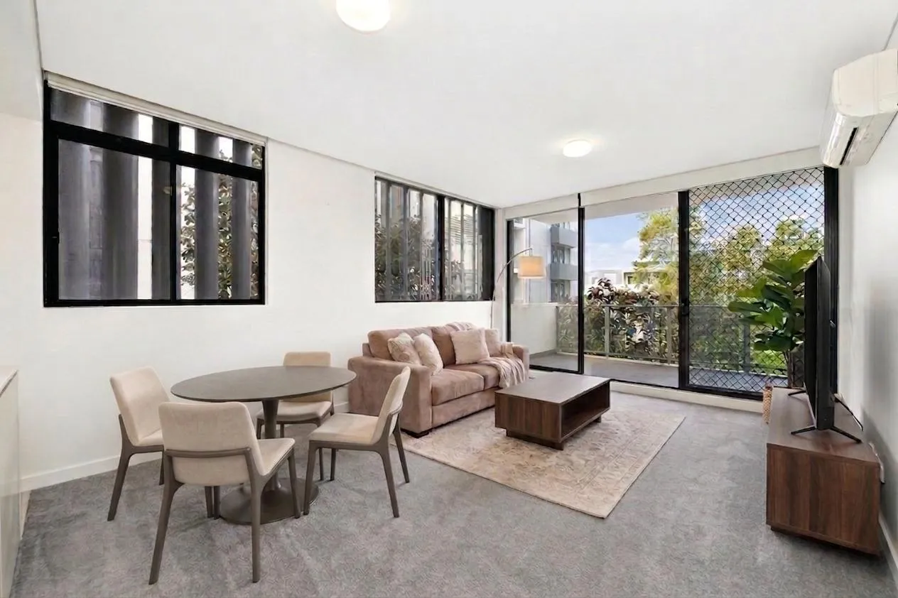 Sunlit Living & Private Park Views - 2 Bed, 2 Bath + Parking, Campsie