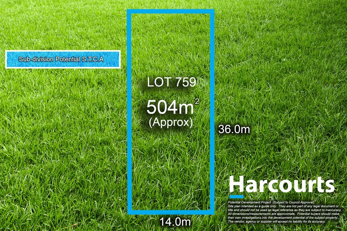 Vacant land in Lot 759 Brookwater Parade, LYNDHURST VIC, 3975