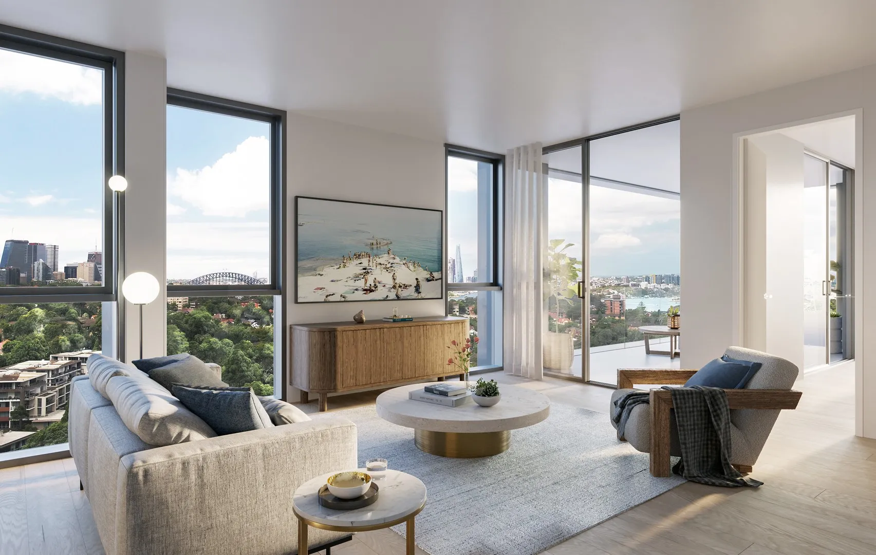 Over-sized two bedroom with study room and big balcony - View 2