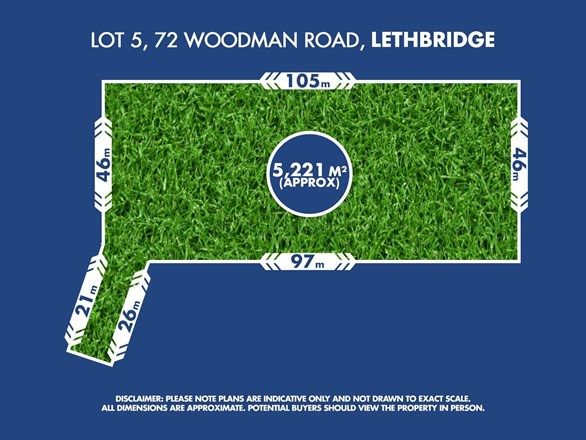 Picture of Lot 5, 72 Woodman Road, LETHBRIDGE VIC 3332