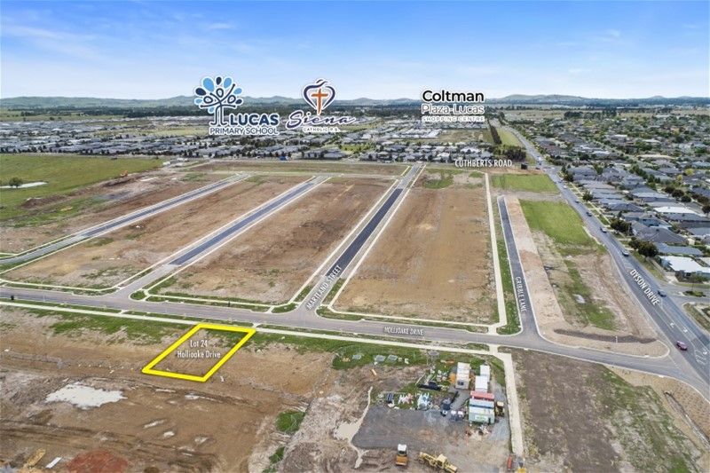 Vacant land in Lot 24 Hollioake Drive, LUCAS VIC, 3350