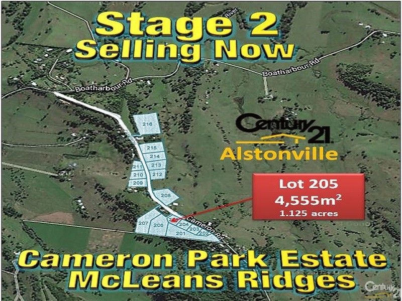 LOT 205 CAMERON ROAD, Mcleans Ridges NSW 2480, Image 0