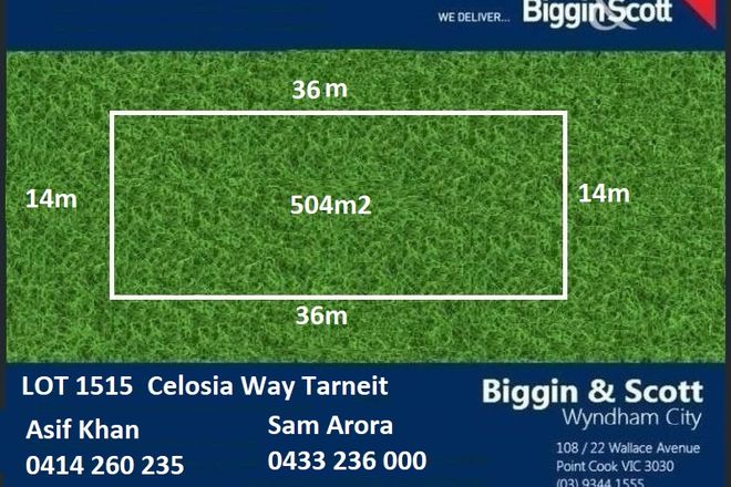 Picture of Lot 1515 Celosia Way, TARNEIT VIC 3029