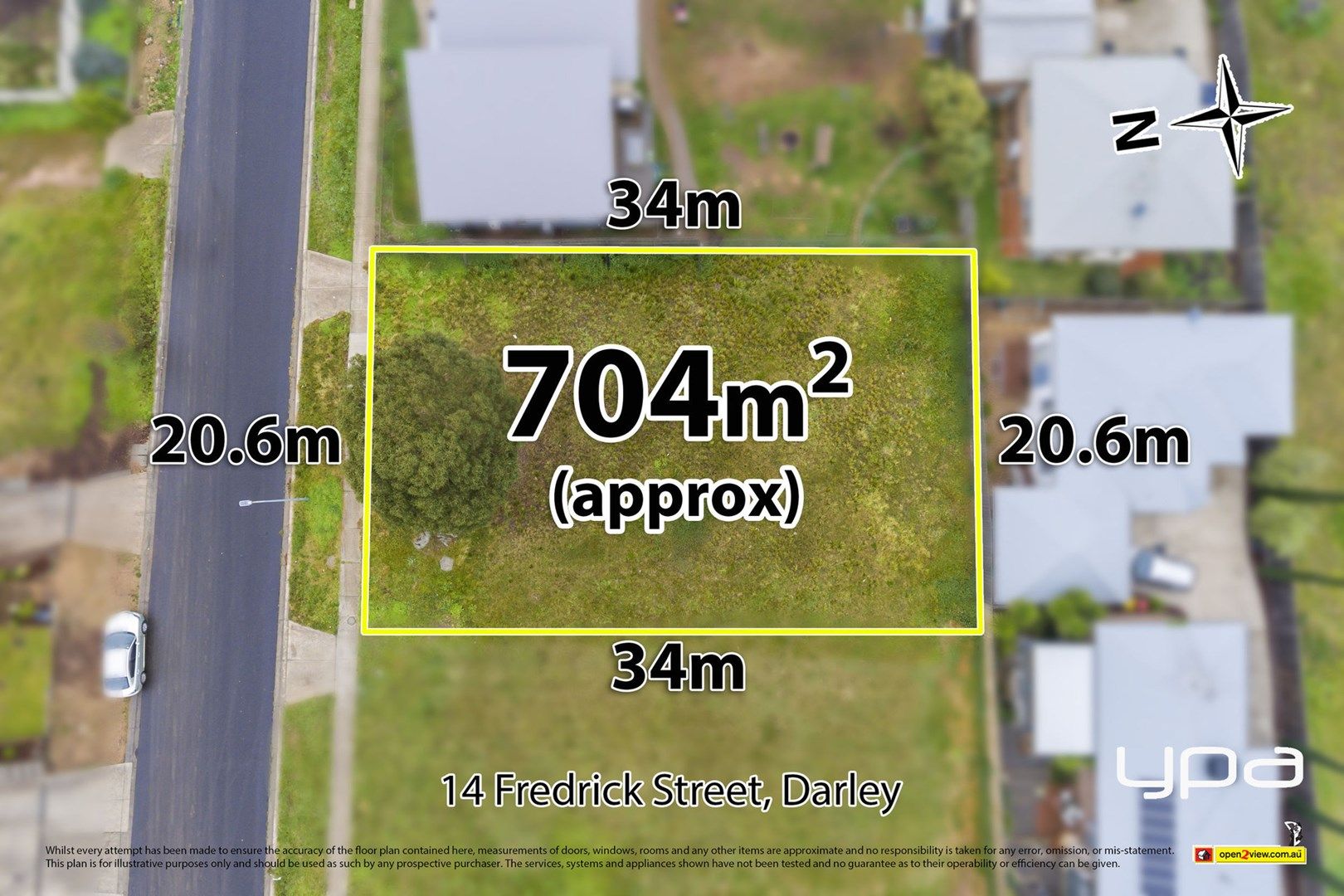 Vacant land in 14 Fredrick Street, DARLEY VIC, 3340