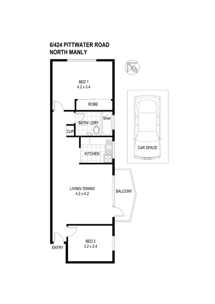 6@424 Pittwater Road, North Manly NSW 2100, Image 1