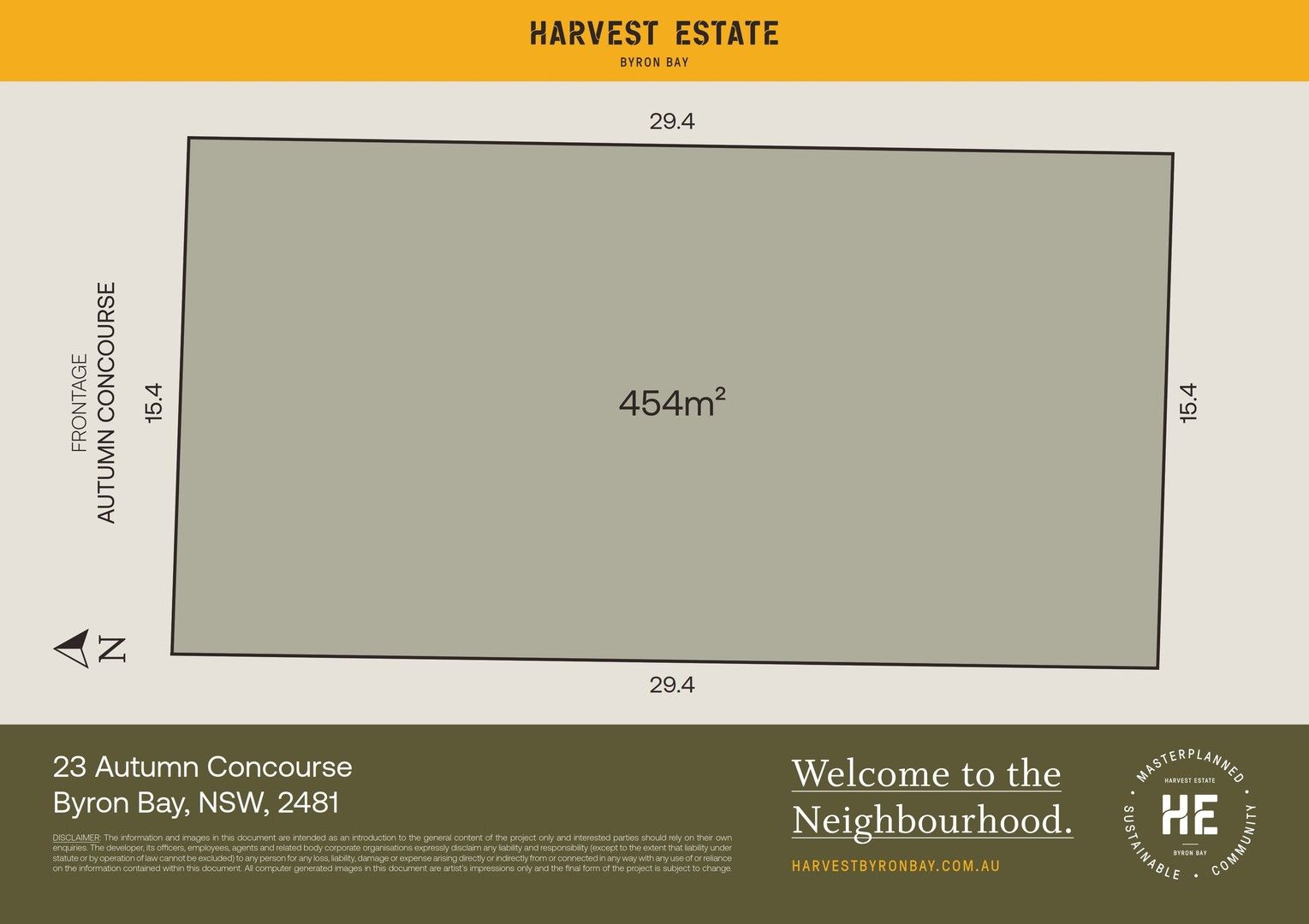 New land in 23 Autumn Concourse, BYRON BAY NSW, 2481