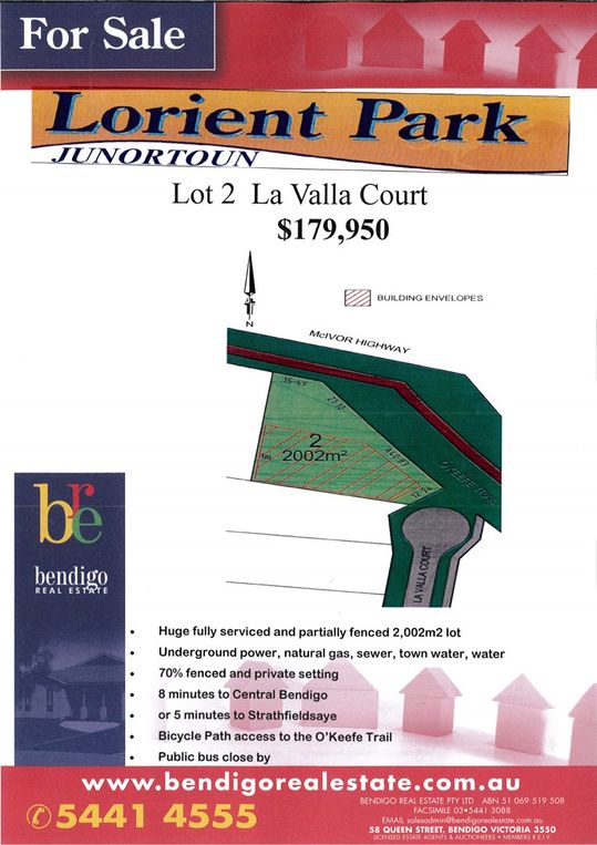 Lot 2 La Valla Court, Lorient Park Estate, Junortoun VIC 3551, Image 0