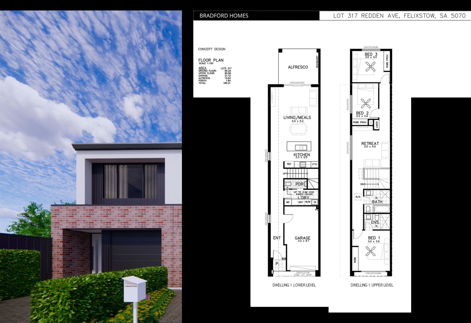 3 bedrooms House in Lots 317 - 319 Redden Ave FELIXSTOW SA, 5070