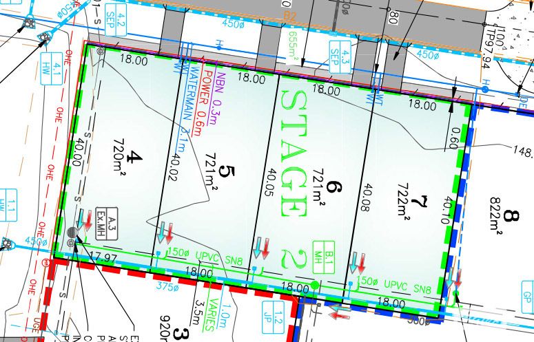 Vacant land in 4,5,6 & 7 Hovell Street, HOWLONG NSW, 2643
