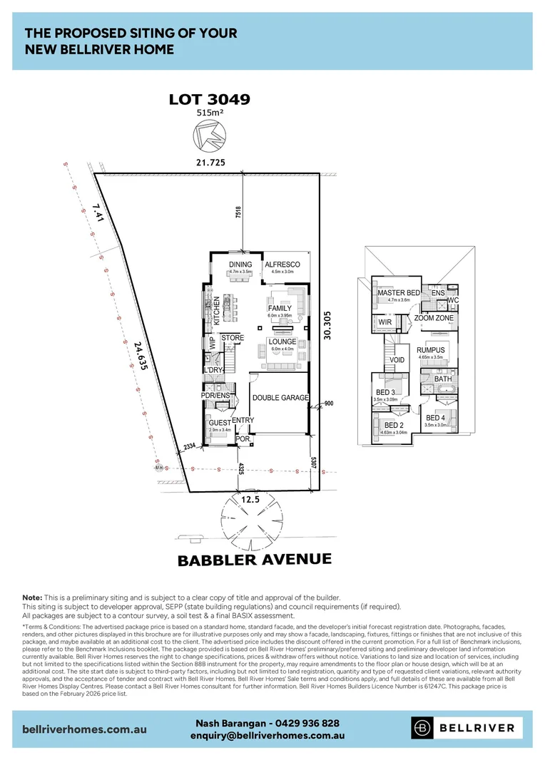 Additional image 18 of Lot 3049 Babbler Avenue, Rosella Rise Estate, Warnervale NSW 2259
