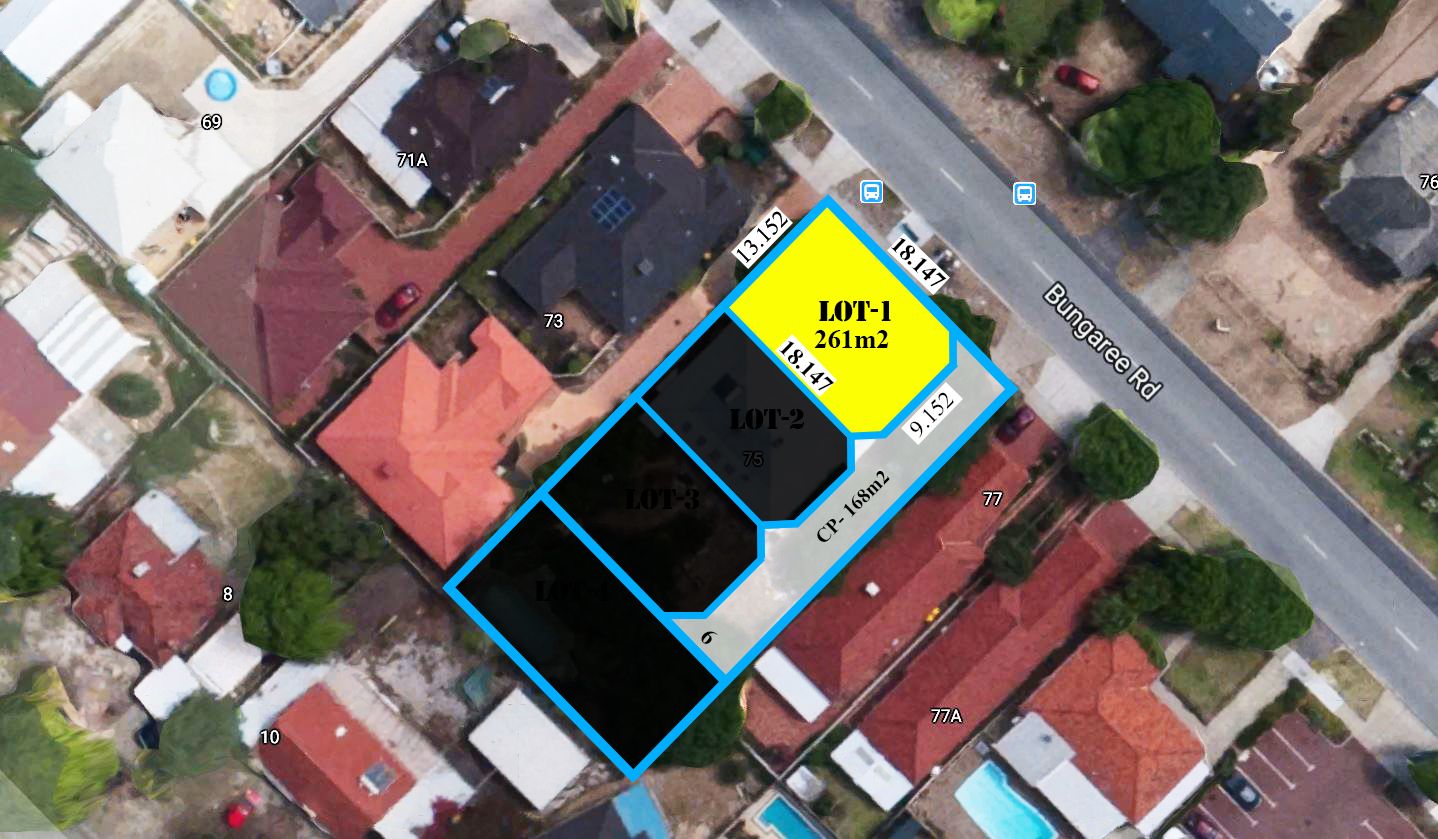 Vacant land in Lot 1/75 Bungaree Road, WILSON WA, 6107