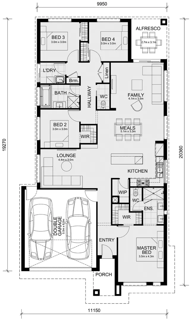 Mimosa Homes Proudly Presents the Leemore 221 - Vue 2