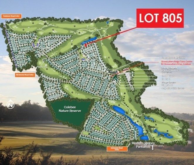 LOT 805 Sebastian Crescent, Colebee NSW 2761, Image 1