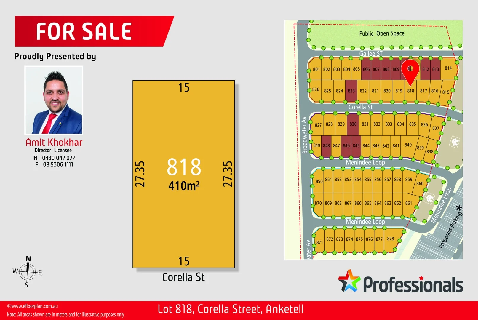 Lot 818 Corrella Street, Anketell WA 6167