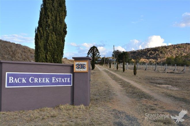Picture of 396 Back Creek Road, SEVERNLEA QLD 4380
