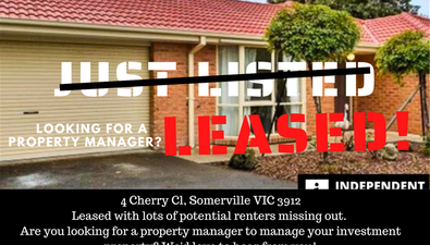 Picture of 4 Cherry Close, SOMERVILLE VIC 3912