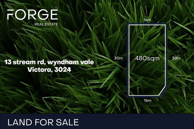 Picture of 13 Stream Road, WYNDHAM VALE VIC 3024