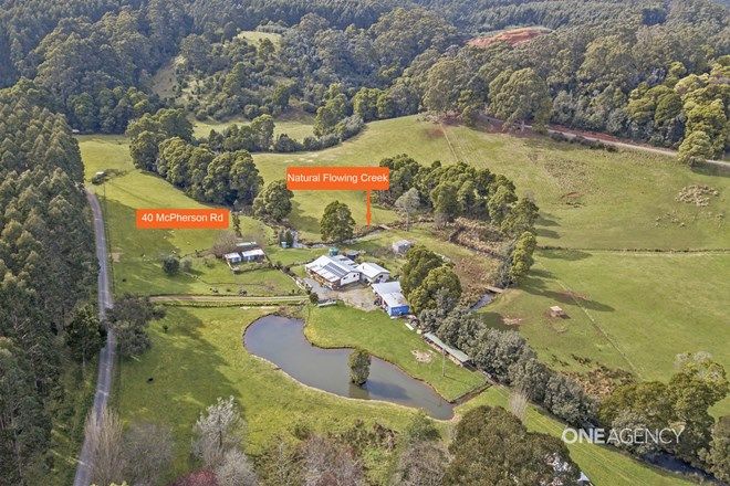 Picture of 40 McPherson Road, EDITH CREEK TAS 7330