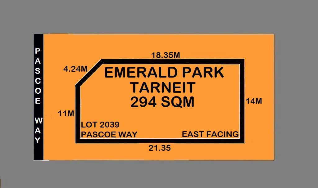Vacant land in Lot 2039 ARNISON ROAD, TARNEIT VIC, 3029