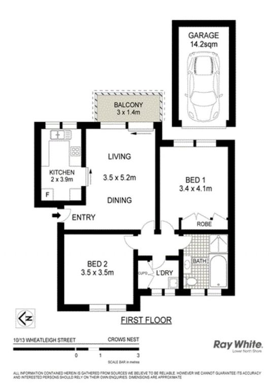 2 bedrooms Apartment / Unit / Flat in 10/13 Wheatleigh St CROWS NEST NSW, 2065