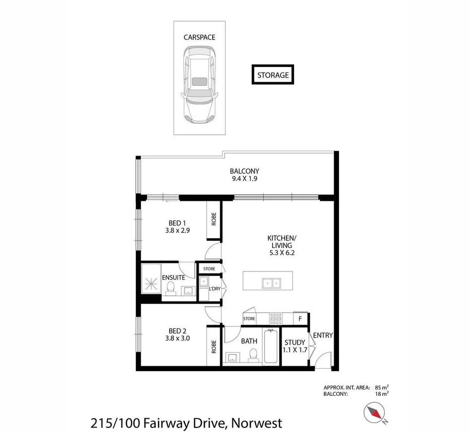 Additional image 13 of 215/100 Fairway Drive, Norwest NSW 2153
