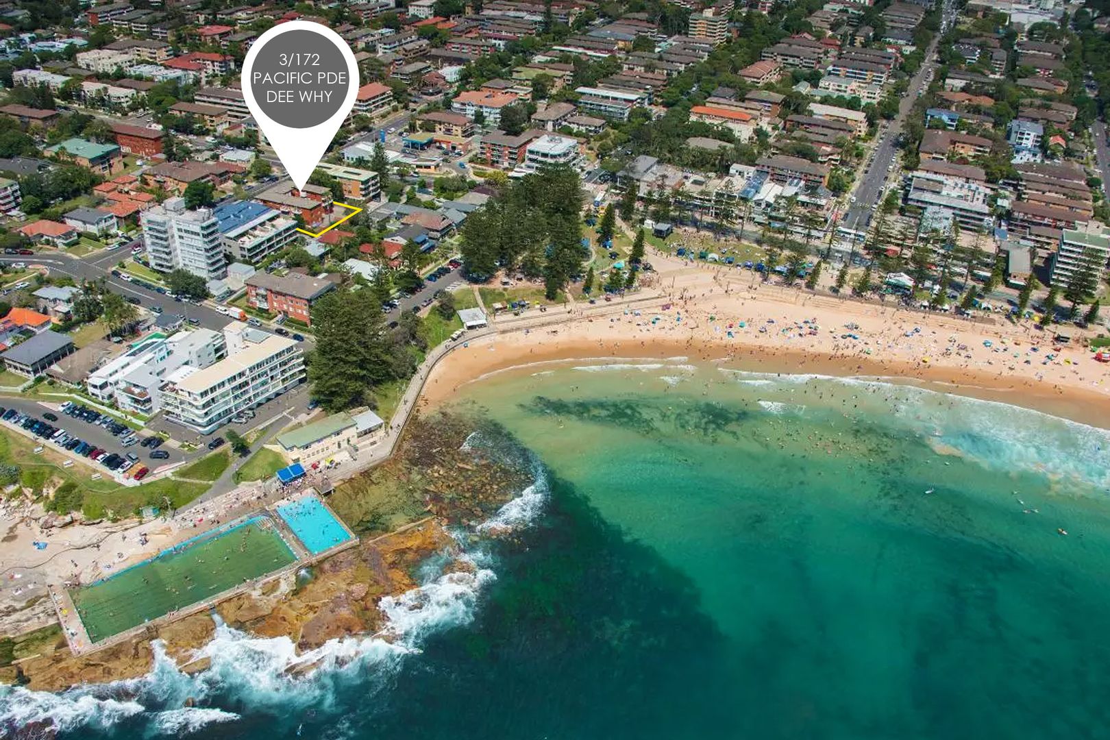 2 bedrooms Apartment / Unit / Flat in 3/172 Pacific  Parade DEE WHY NSW, 2099