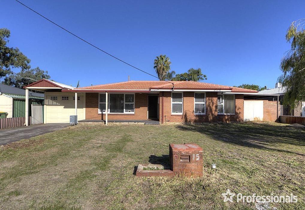 3 bedrooms House in 15 Risby Street GOSNELLS WA, 6110