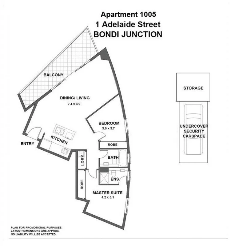 Additional image 14 of Unit 1005/1 Adelaide St, Bondi Junction NSW 2022