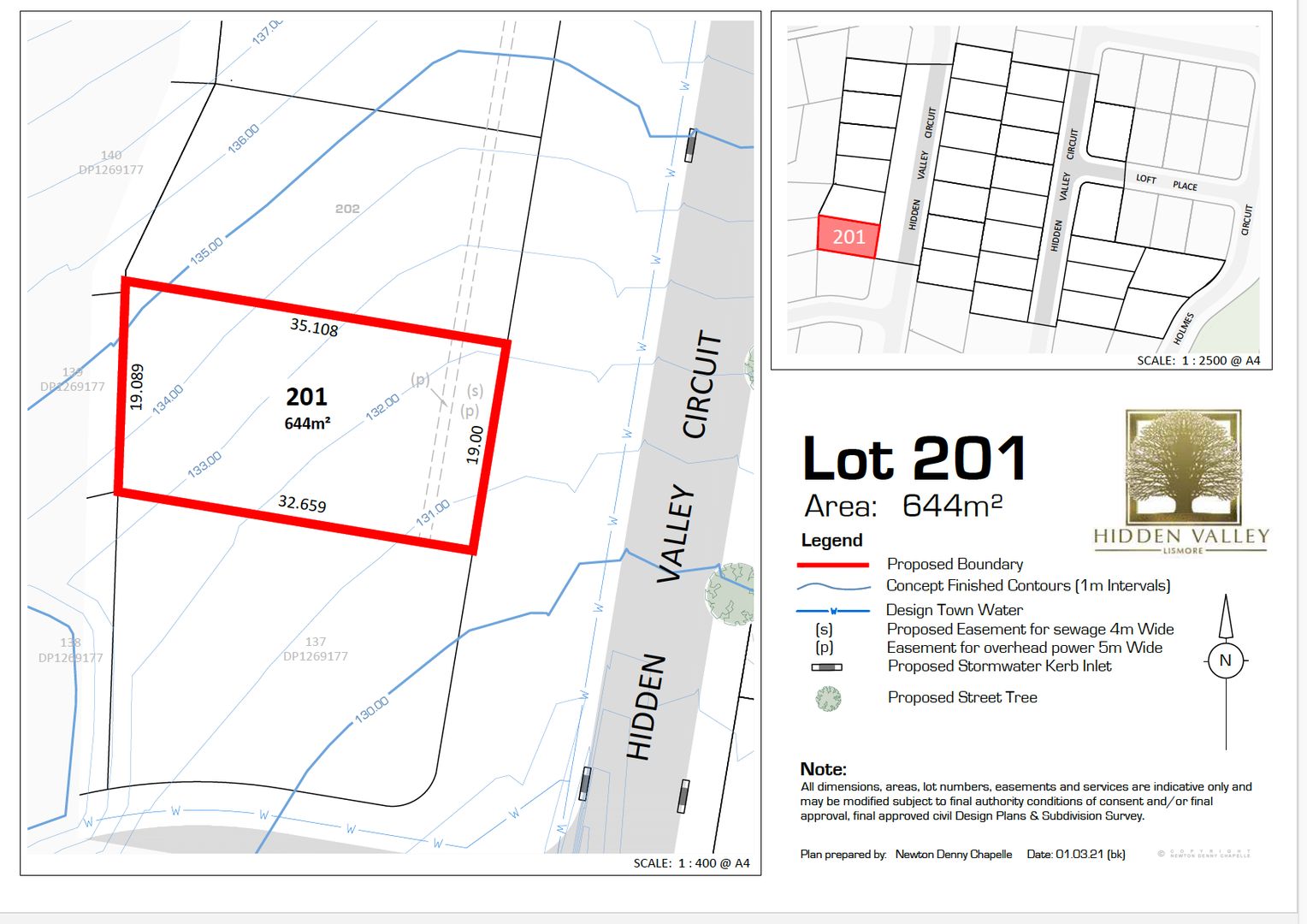 Lot 201 Hidden Valley Circuit, Chilcotts Grass NSW 2480, Image 1