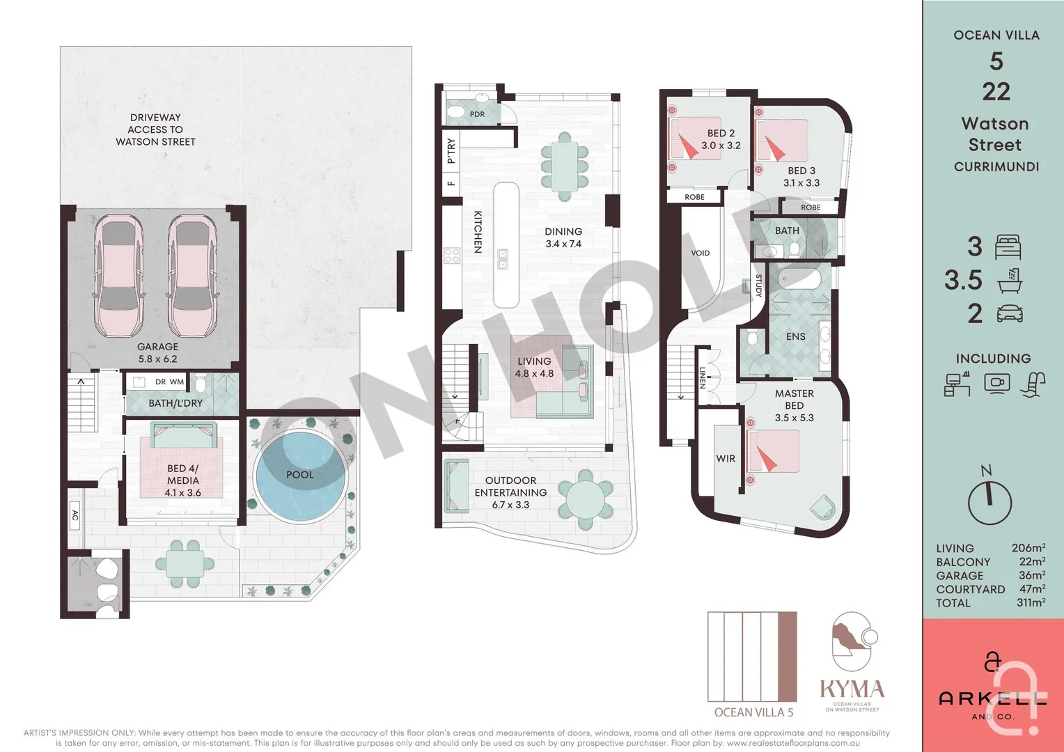 Additional image 31 of Villas 1-4 'Kyma'/22 Watson Street, Currimundi QLD 4551