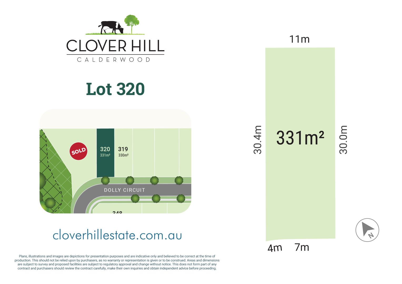 Lot 320 - 41 Dolly Circuit, Calderwood NSW 2527, Image 1