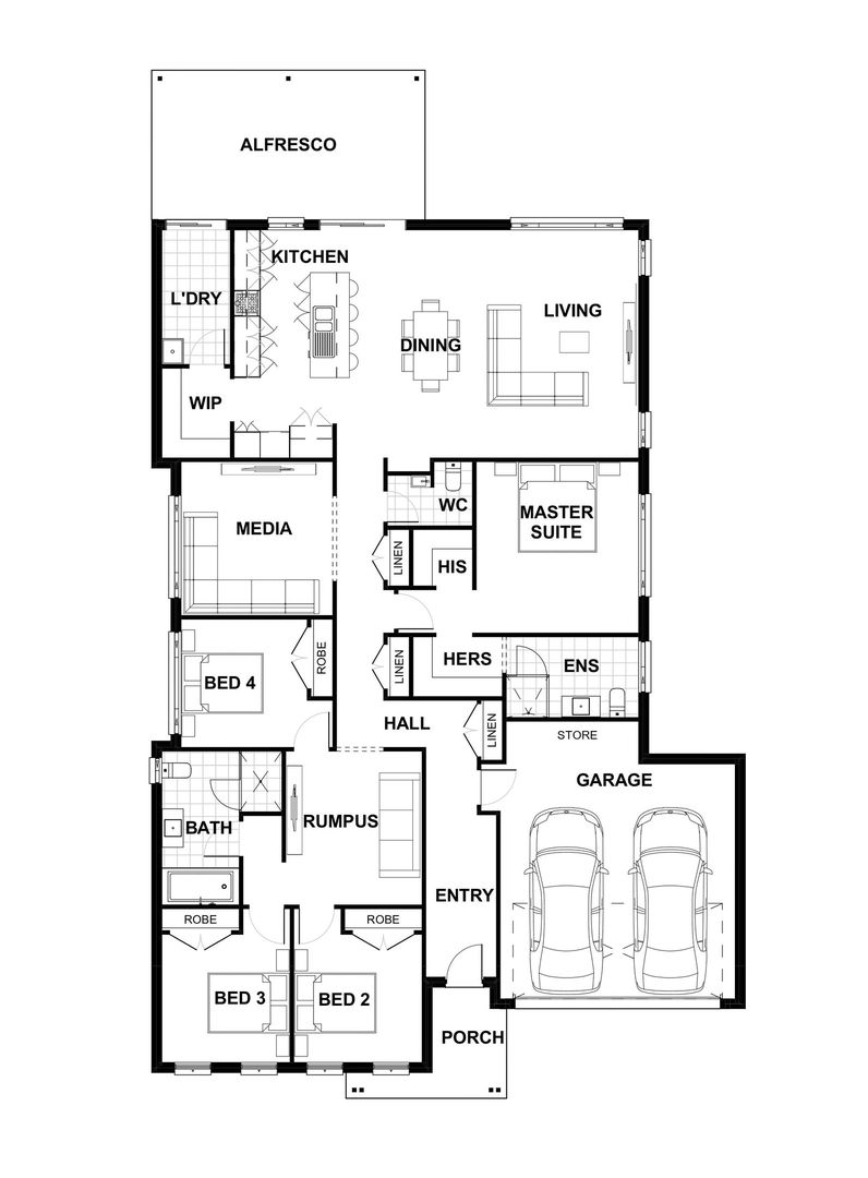 Home Only Package, Rothbury NSW 2320 4 beds new home design for Sale