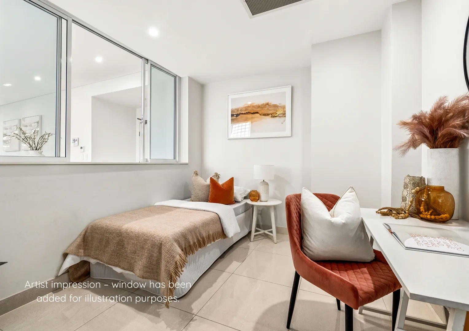 Oversized 105 sqm apartment with large 5.7sqm study - View 2