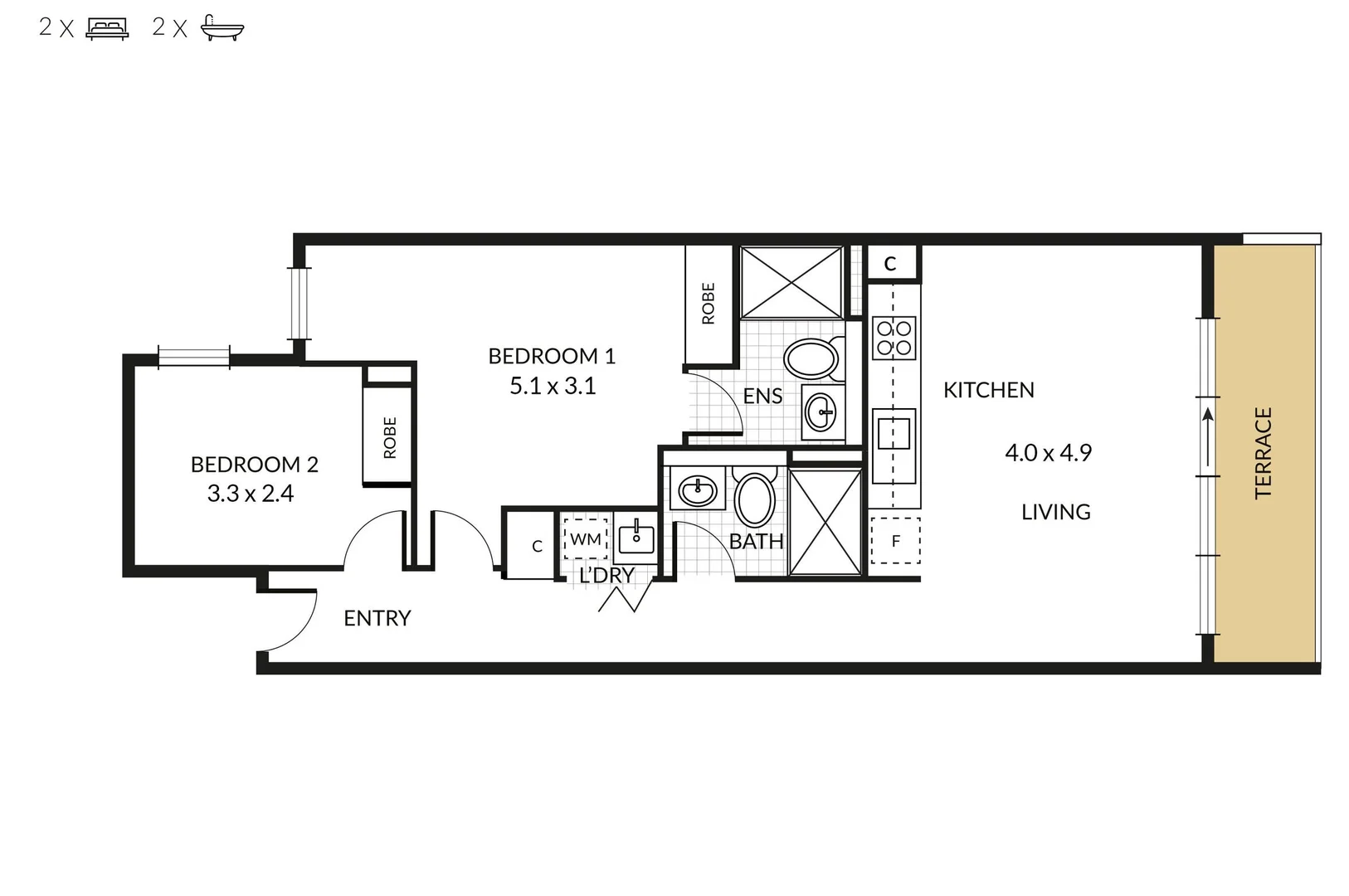 Additional image 12 of 102/10B Nottingham Street, Kensington VIC 3031