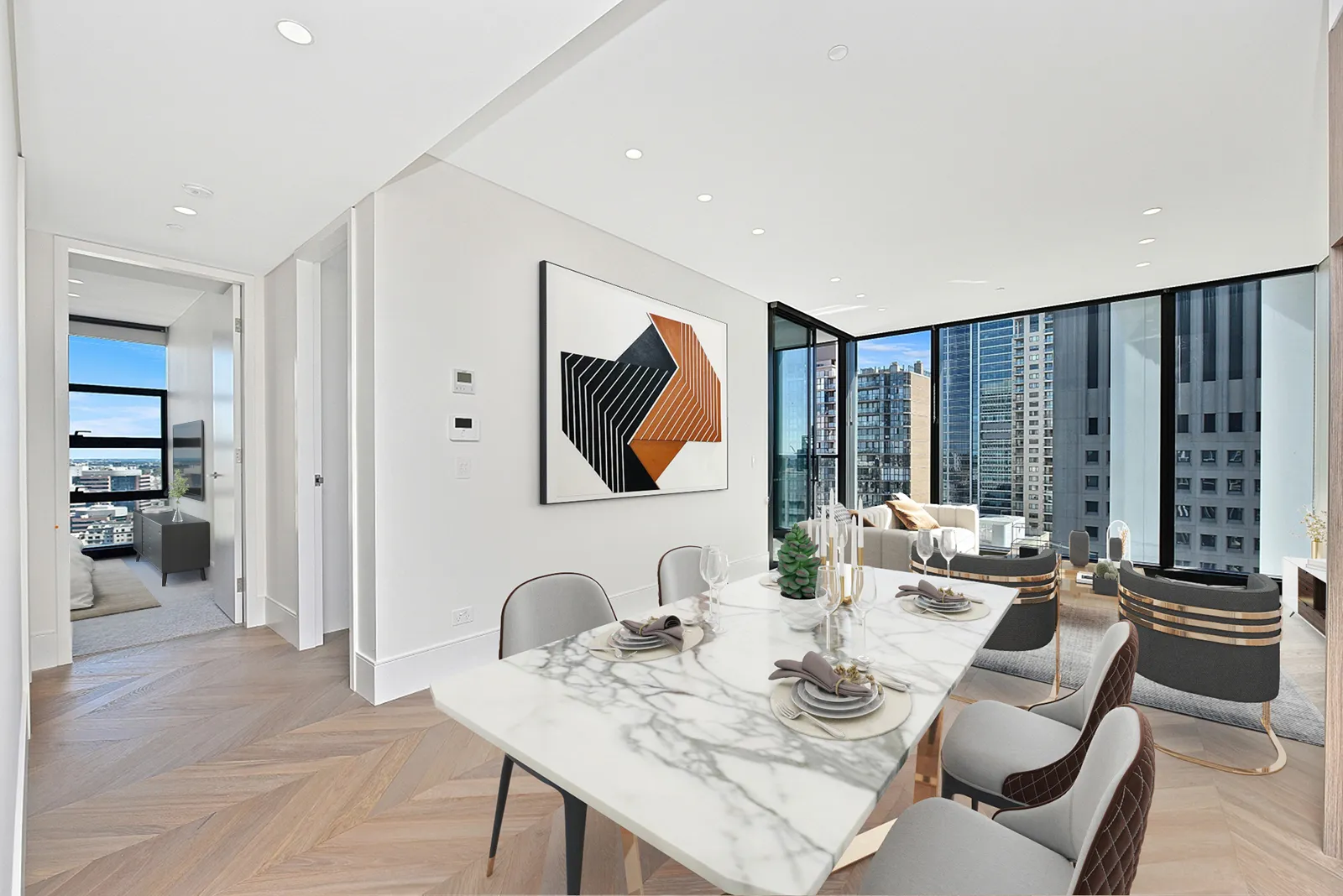 Hyde Park High Level City View --2 Bedrooms Apartment On top of Museum Station. – pohled 4